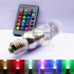 Crystal LED bulb 3w RGB Head Column