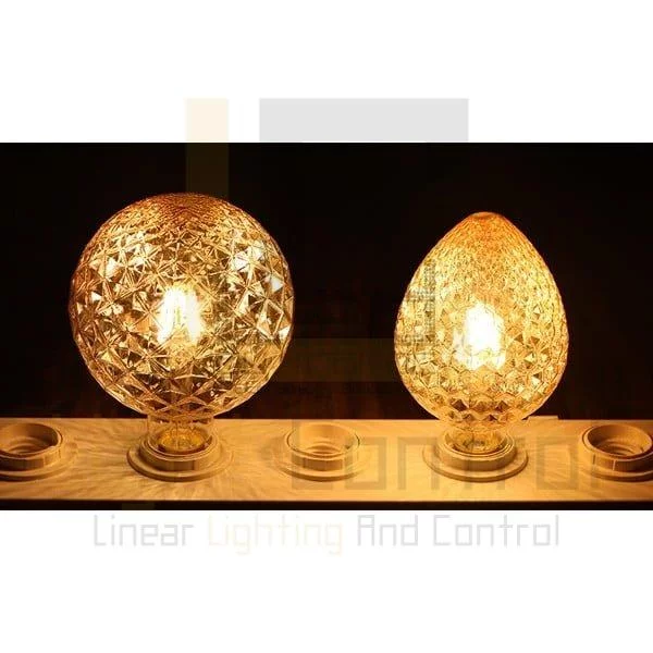 Led bulb G95 Strawberry Filament 4w Amber Dimmable - Image 2