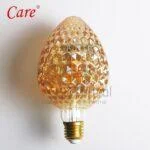 Led bulb G95 Strawberry Filament 4w Amber Dimmable - Image 5