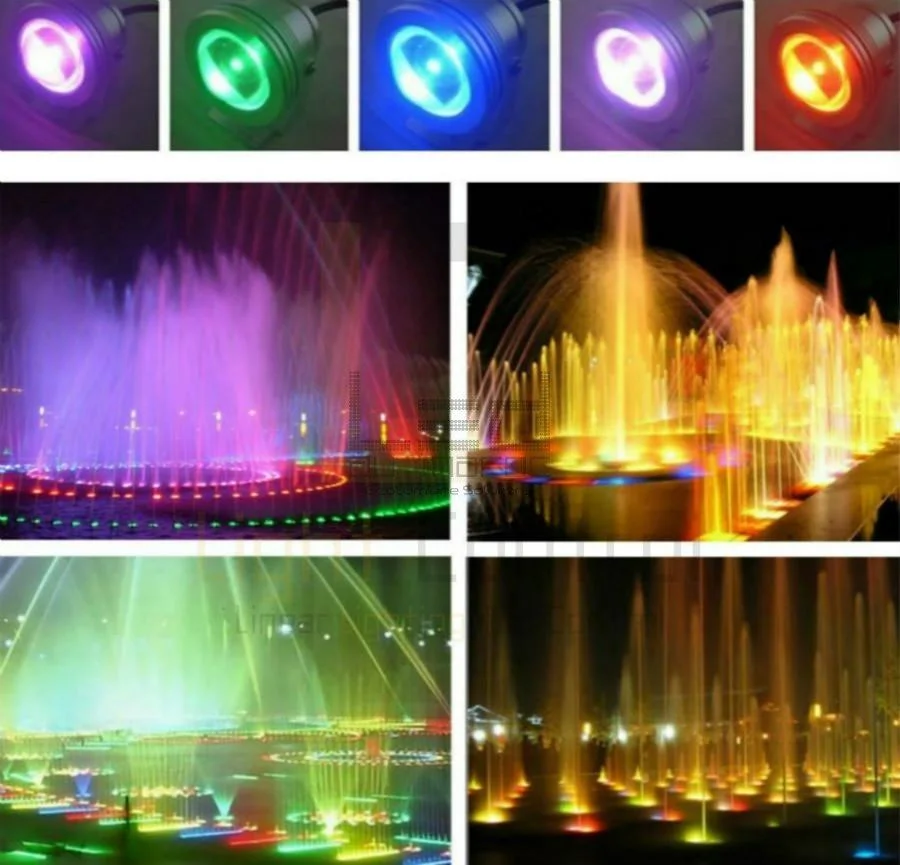 Projecteur Fontaine LED RGB 10W 12V – Image 4