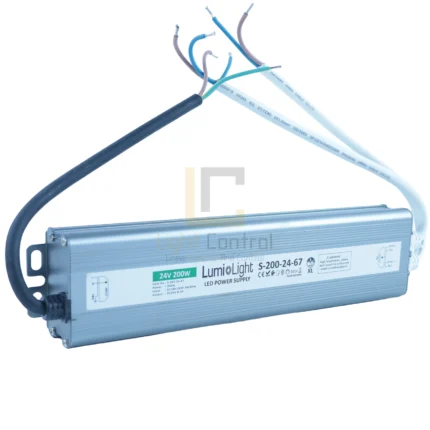 Transformateur LED 200W 24V LUMIOLIGHT IP67