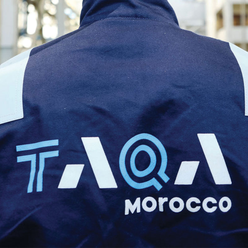 éclairage façade TAQA Morocco