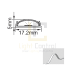 Profilé LED aluminium flexible PR007 – Image 2