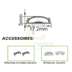 Profilé LED aluminium flexible PR007 – Image 3