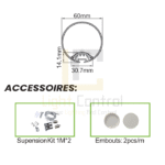 LED Profile aluminium Recessed PR045 - Image 2