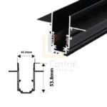 RAIL MAGNÉTIQUE ENCASTRÉ PLATRE 2M / 3M – Image 2