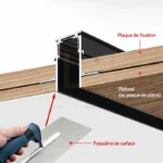 RAIL MAGNÉTIQUE ENCASTRÉ PLATRE 2M / 3M – Image 3
