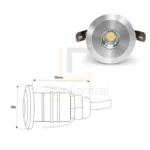 MINI SPOT 1W 220V IP67 – Image 3